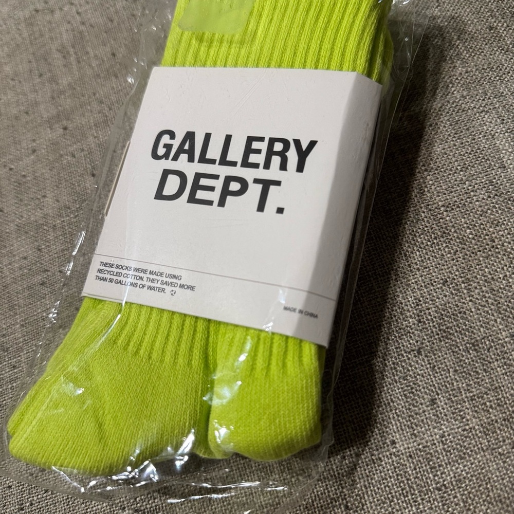 Gallery Dept Neon Green Socks